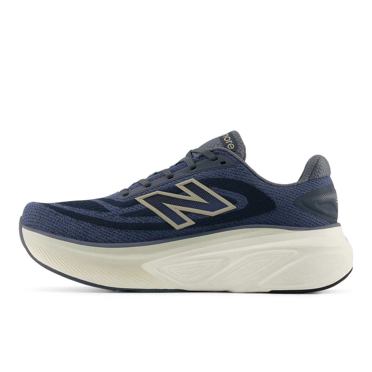 Men's Fresh Foam X More v6 in Graphite with Vintage Indigo and Shipyard