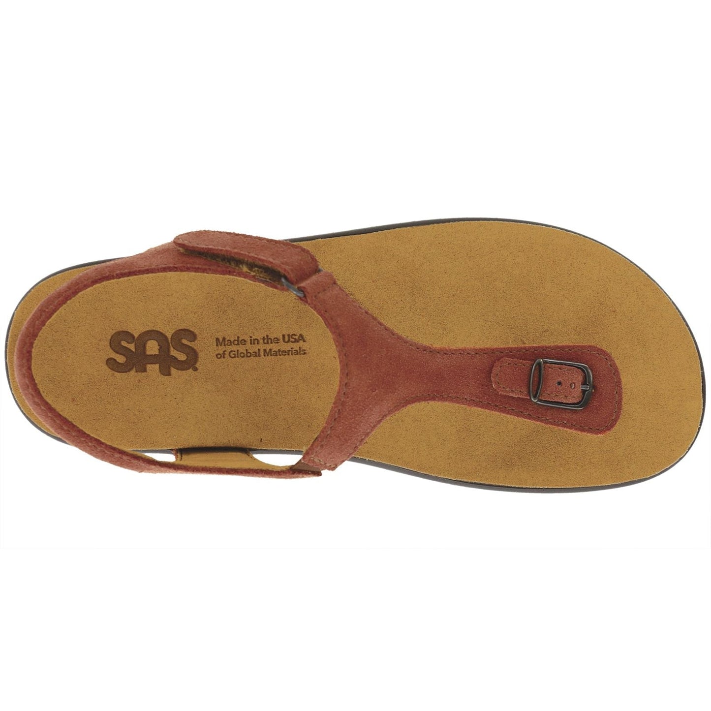 Women's Marina T-Strap Sandal in Rust