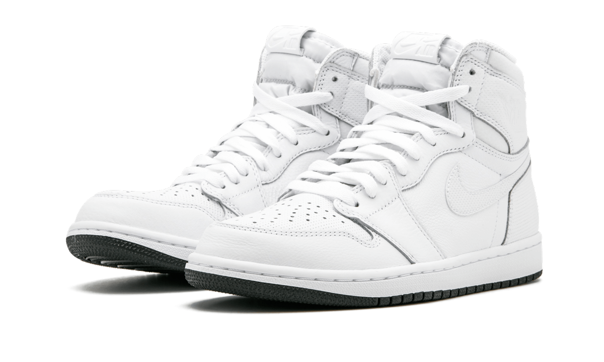 1 Retro High OG "White Perforated" 555088 100
