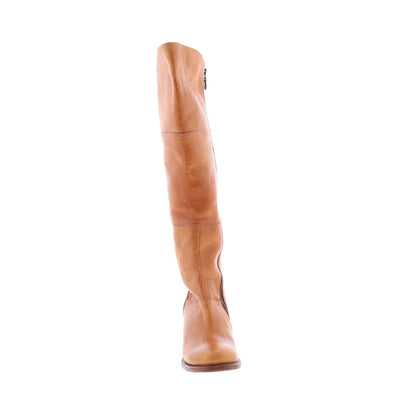 Bed Stu Kennice F393037 Womens Brown Leather Zipper Knee High Boots