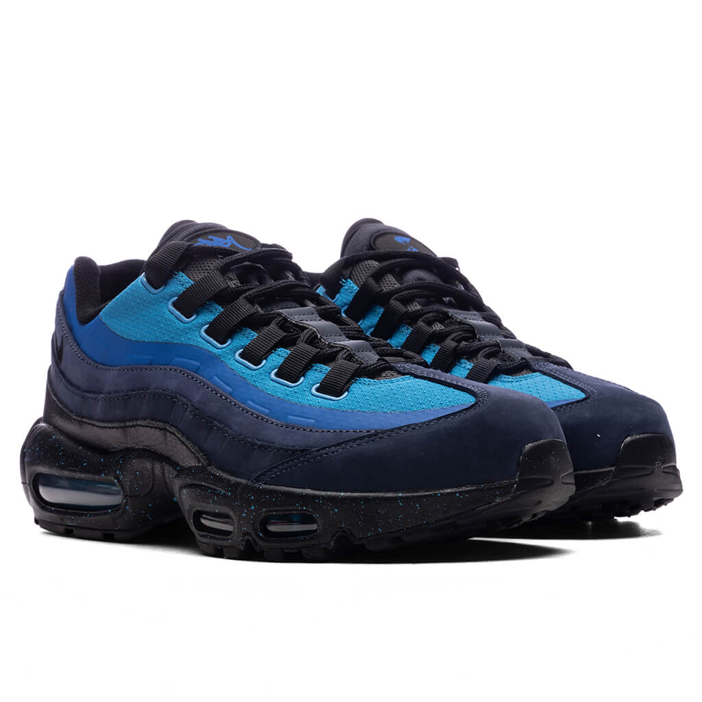 Stash Air Max 95 - Obsidian/Black/Harbor Blue