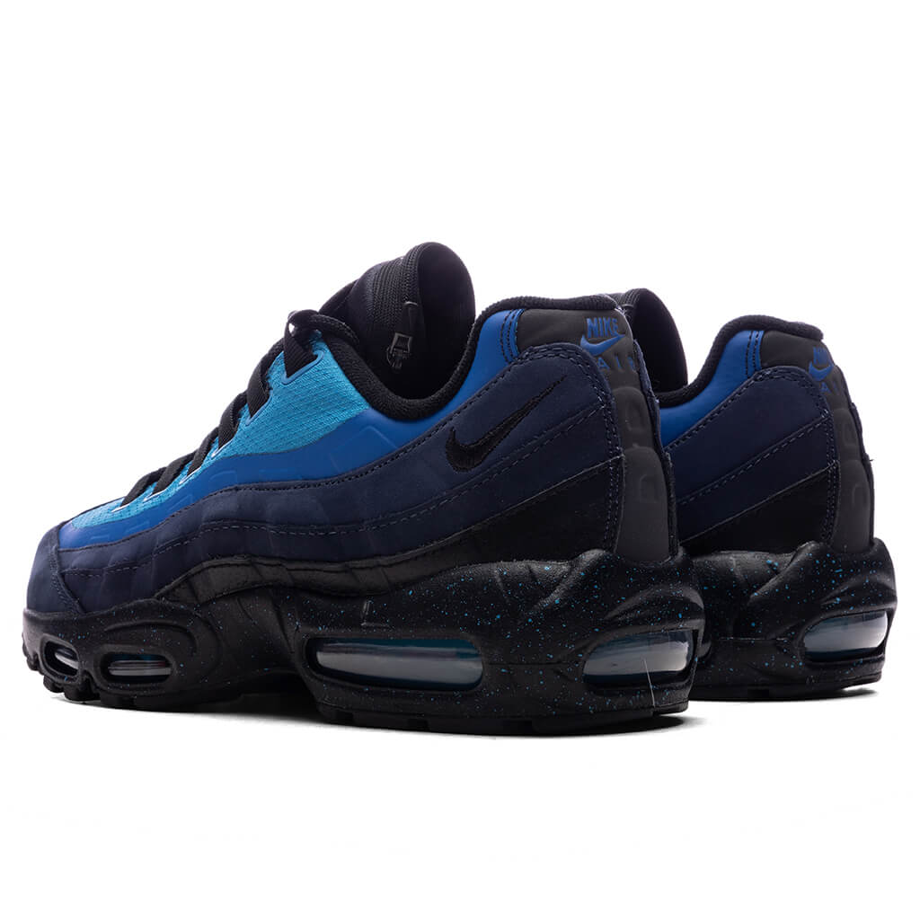 Stash Air Max 95 - Obsidian/Black/Harbor Blue