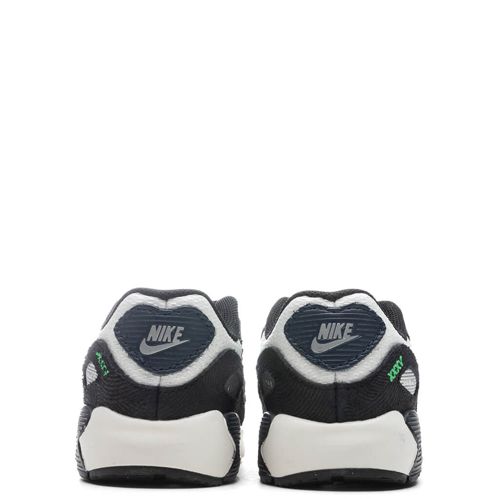 Air Max 90 LTR SE (TD) - Black/Obsidian/Scream Green/Summit White