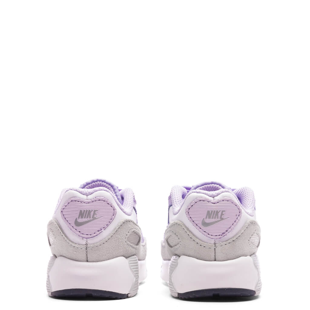 Air Max 90 (TD) - White/Metallic Silver/Violet Frost