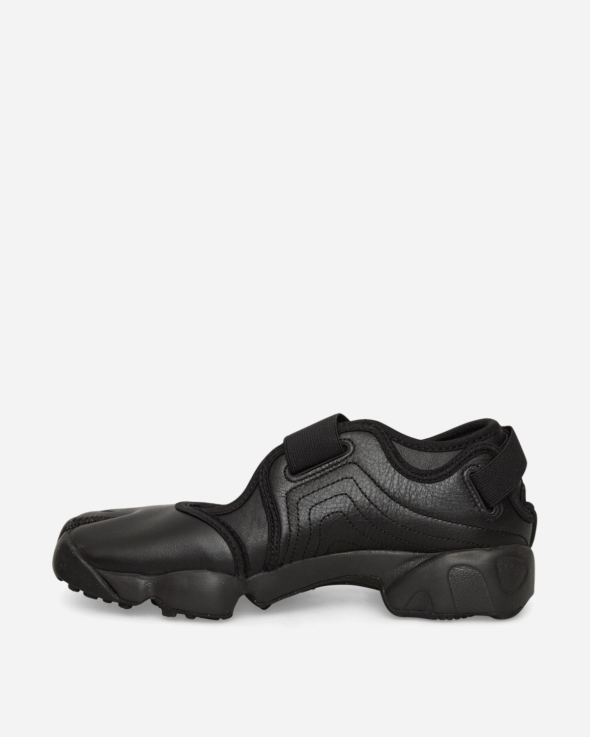 Women's Air Rift Leather Sandals Black