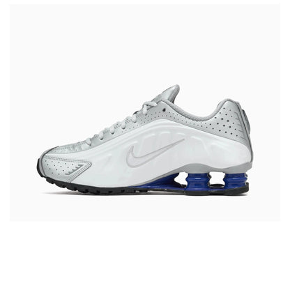 Shox R4 'Metallic Silver Deep Royal Blue