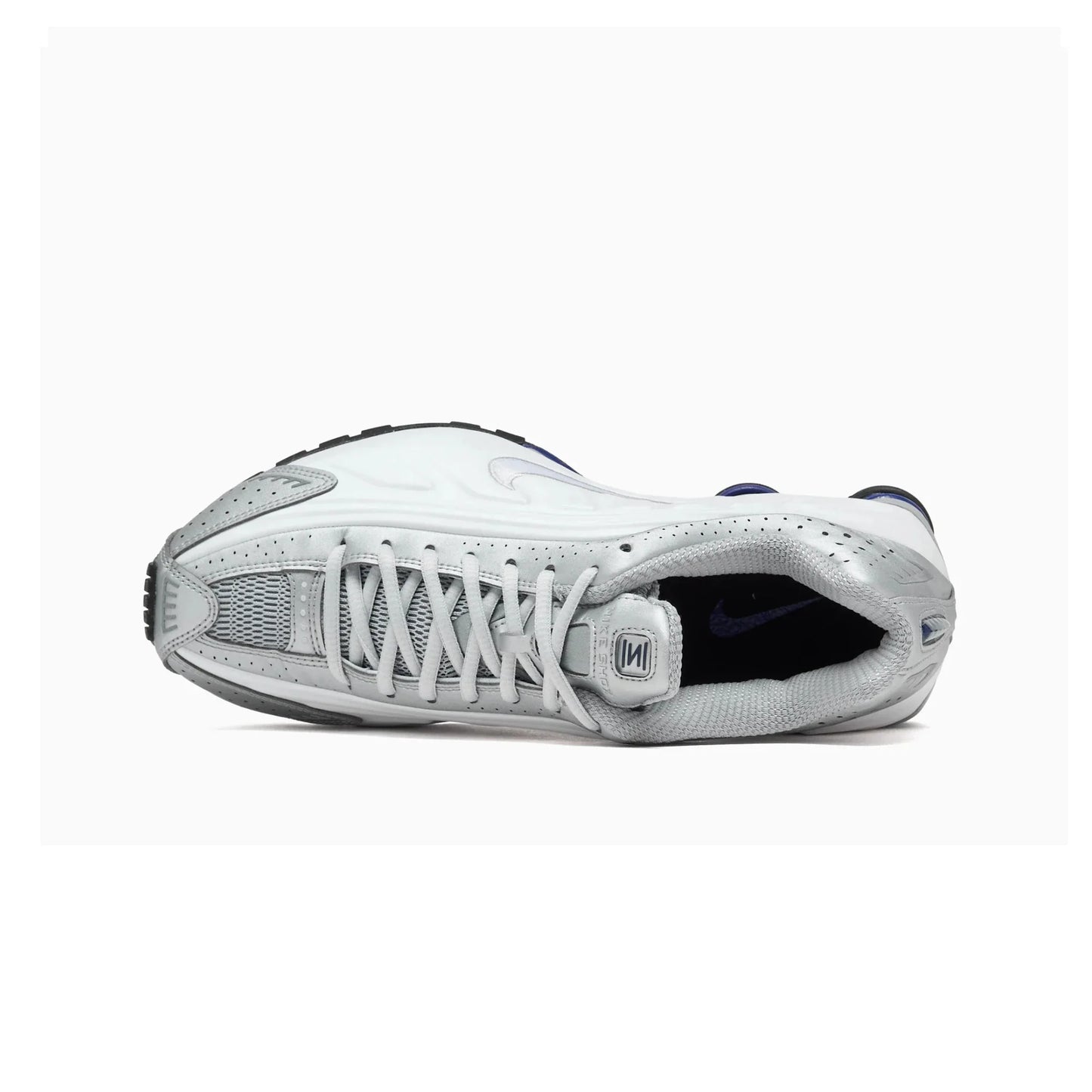 Shox R4 'Metallic Silver Deep Royal Blue