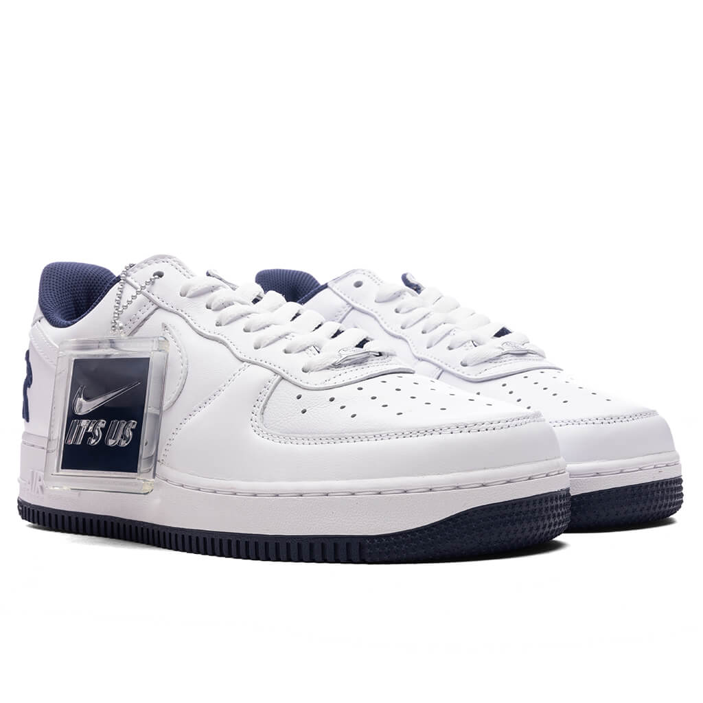 Lil Yachty Force 1 Low 'Concrete Boys' - White/Midnight Navy/Dark Powder Blue