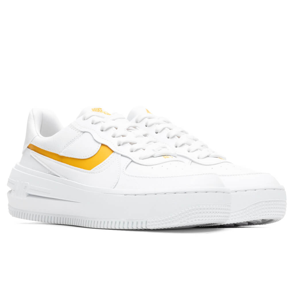 Women's Air Force 1 PLT.AF.ORM - White/Yellow Ochre/Summit White