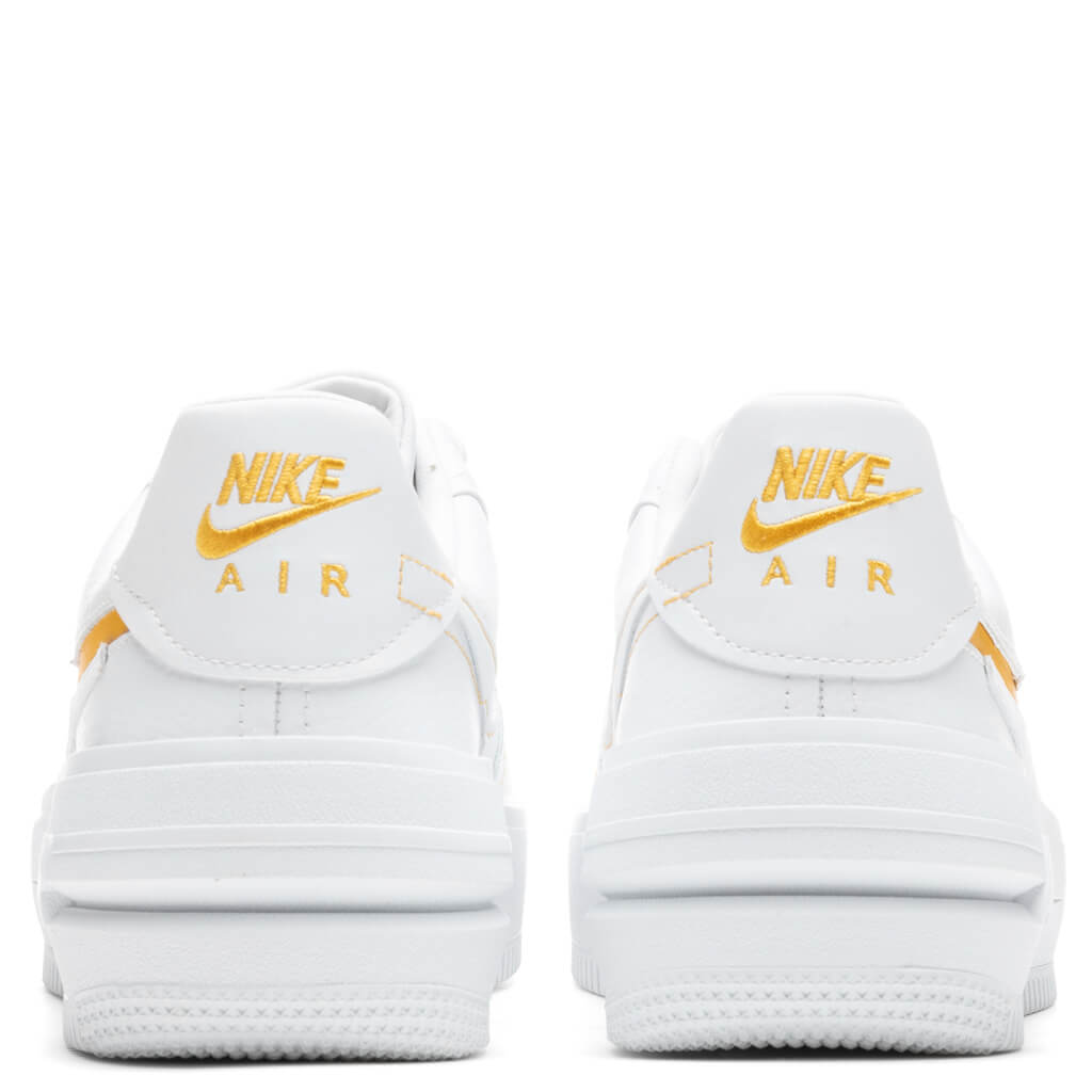 Women's Air Force 1 PLT.AF.ORM - White/Yellow Ochre/Summit White