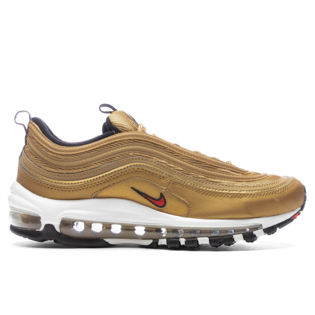 Women's Air Max 97 Golden Bullet - Metallic Gold/Varsity Red/Black