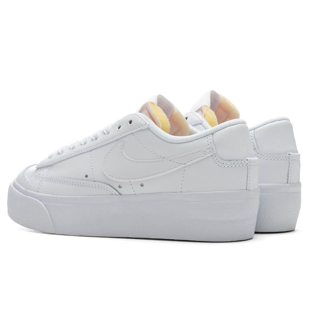 Women's Blazer Low Platform - White/White/White