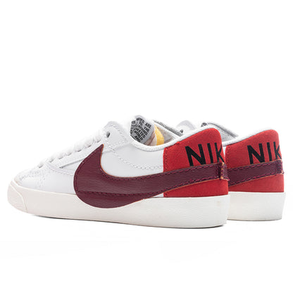Women's Blazer Low '77 Jumbo - White/Dark Beetroot/Cinnabar/Black