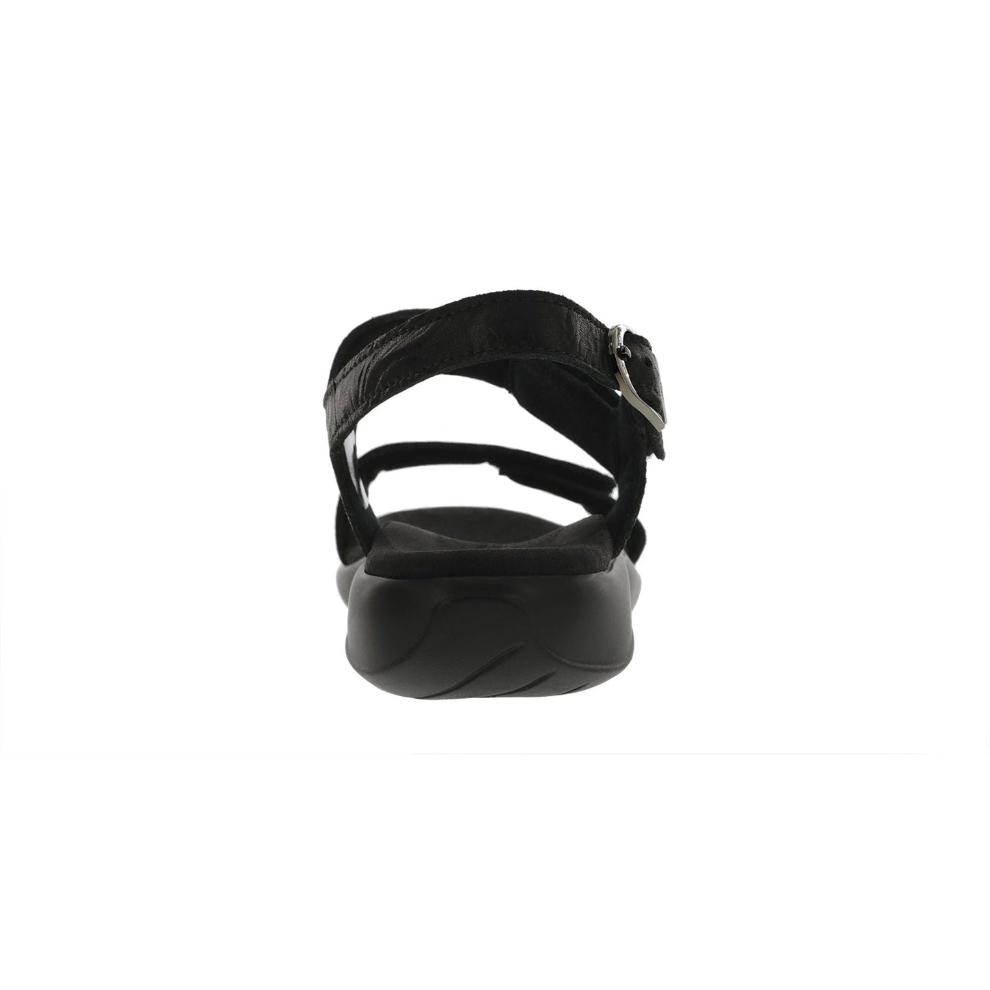 Women's Nudu Heel Strap Sandal in Black Larse