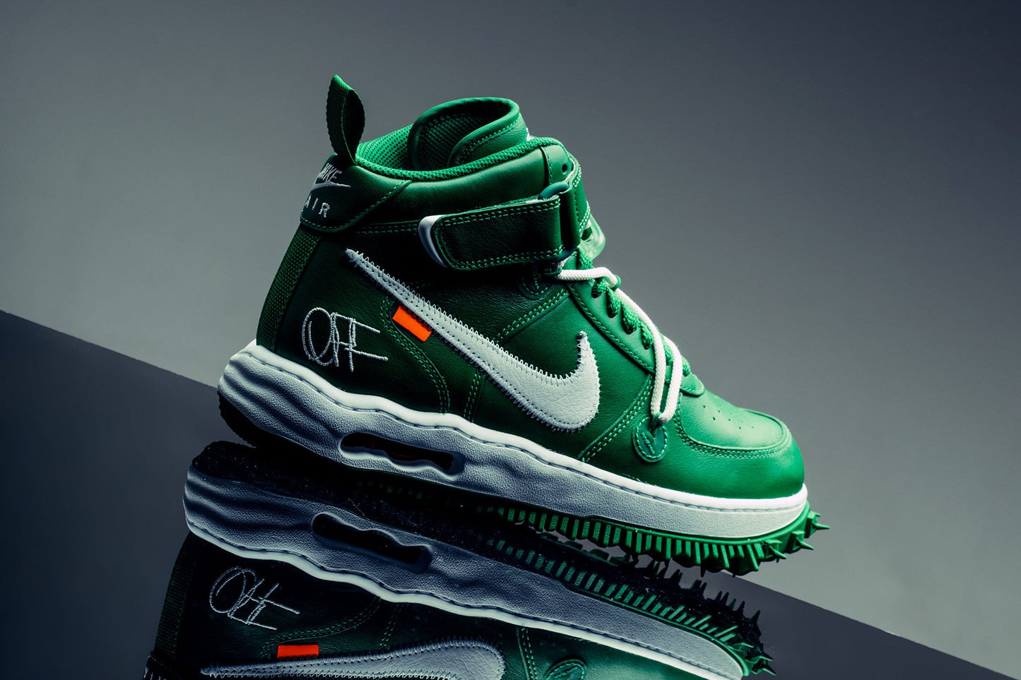 Air Force 1 Mid - Pine Green/White