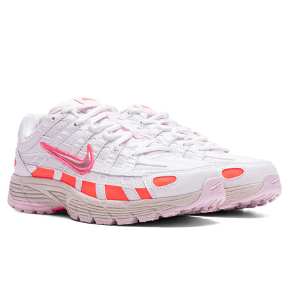 Women's P - 6000 - White/Digital Pink/Hyper Crimson