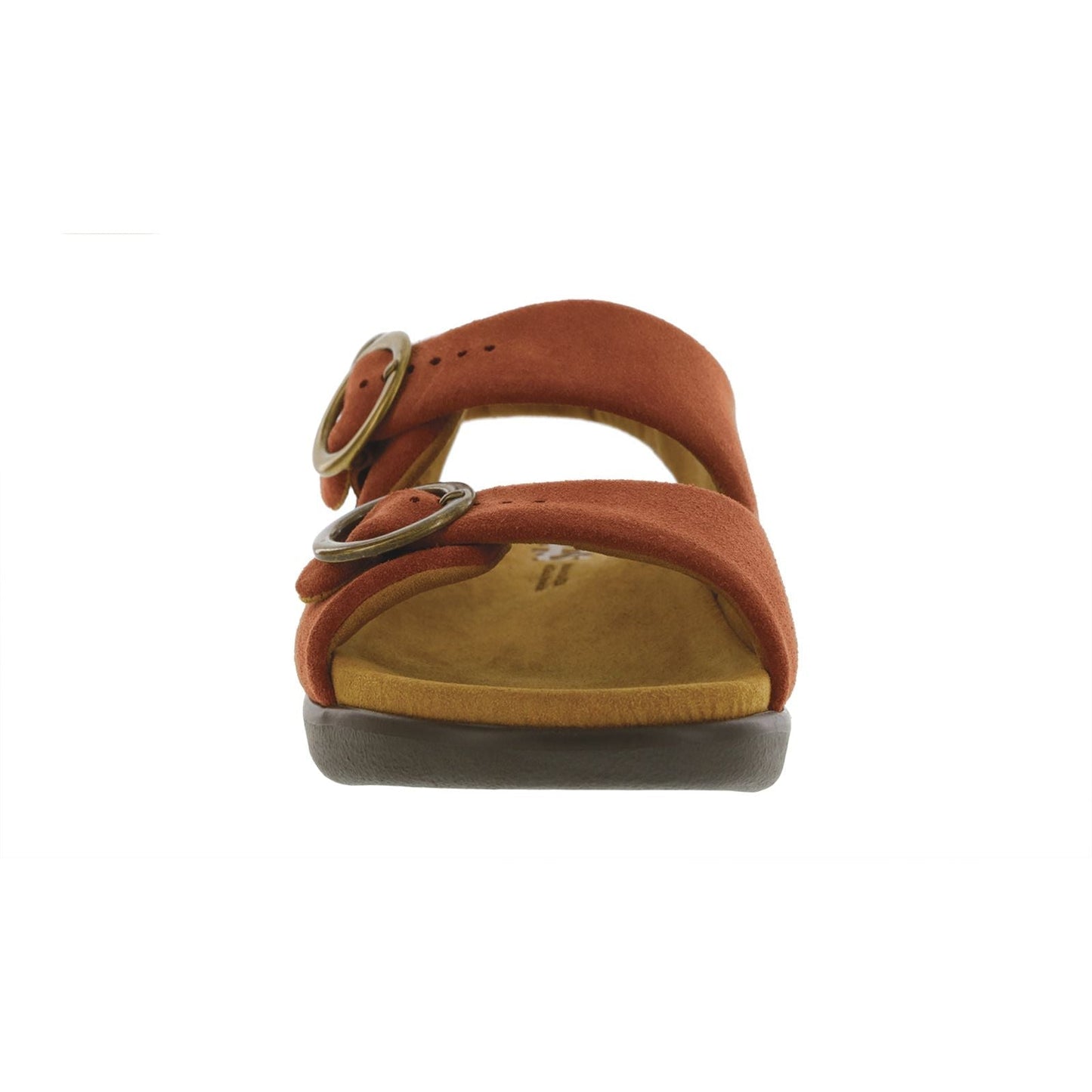 Women's Relaxed Heel Strap Sandal in Rust