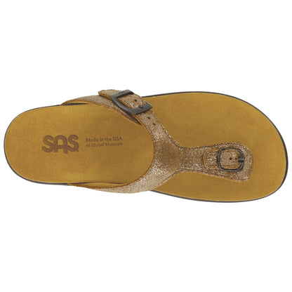Women's Sanibel T-Strap Slide Sandal in Sunstone