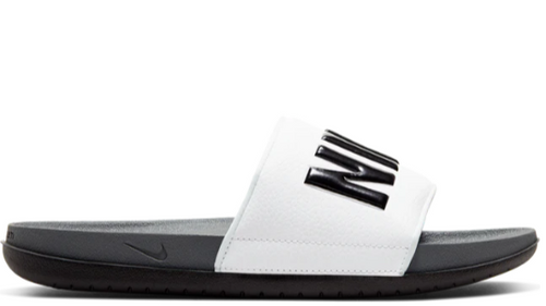 Offcourt Slide Dark Grey Black White
