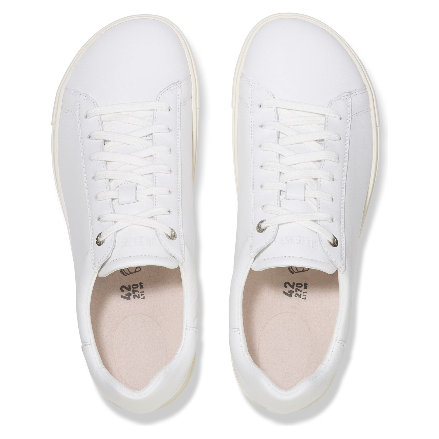 Bend Leather Low Sneaker in White