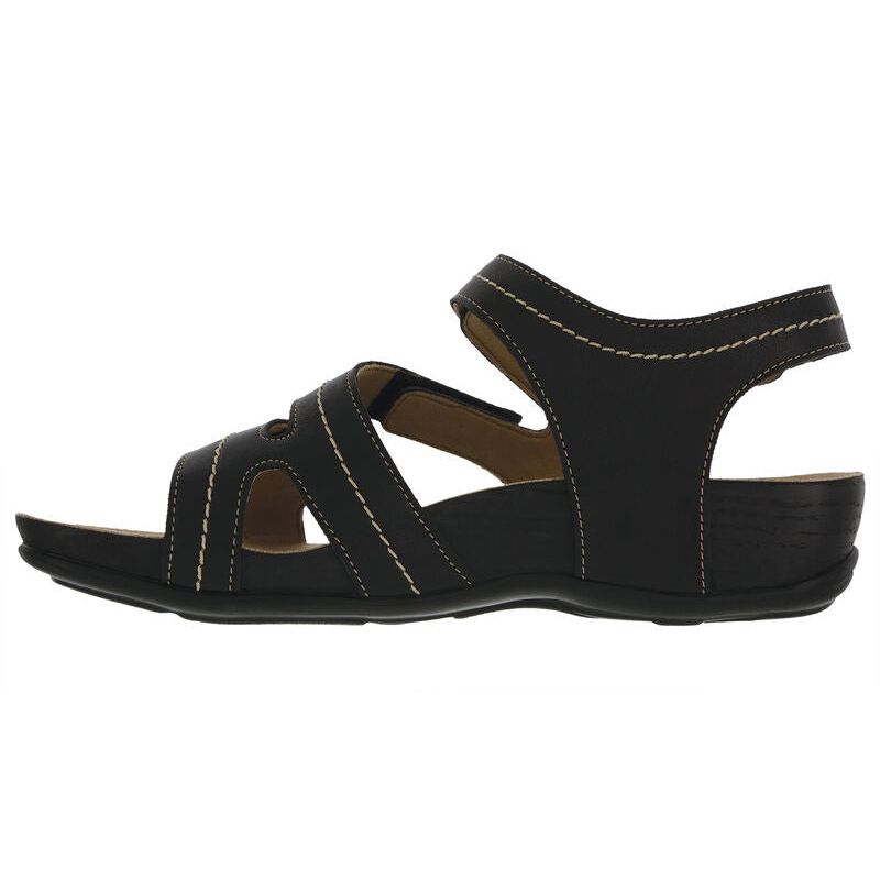 Women's Swerve Sandal in Black