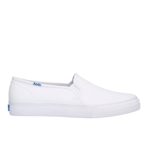Double Decker Canvas Slip On Sneakers