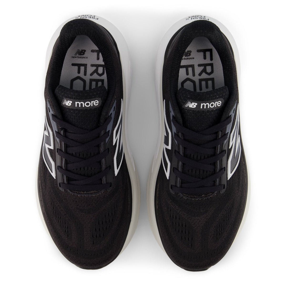Women's Fresh Foam X More v6 in Black with Grey Matter and Castlerock