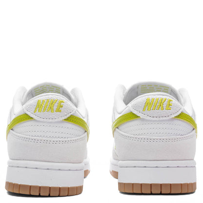 Women's Dunk Low - White/Bright Cactus/Gum Yellow