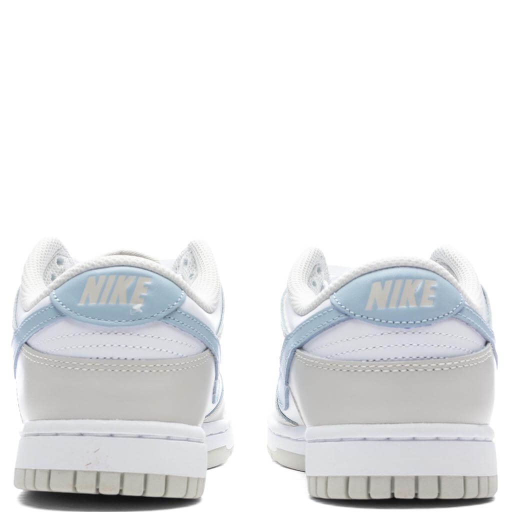 Women's Dunk Low - White/Light Armory Blue/Light Bone