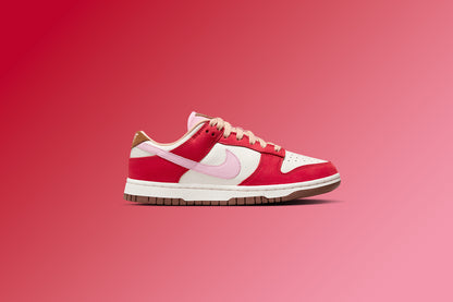 Women's Dunk Low PRM 'Bacon' - Sport Red/Sheen/Sail