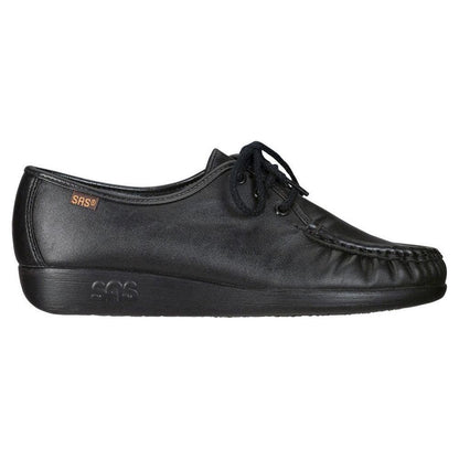 Women's Siesta Lace Up Loafer in Black