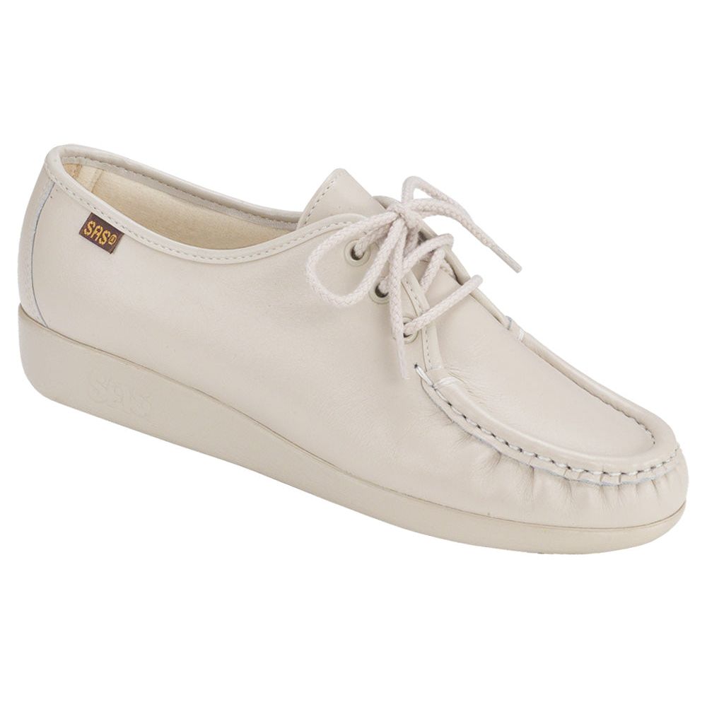 Women's Siesta Lace Up Loafer in Bone