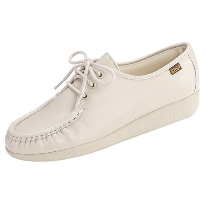Women's Siesta Lace Up Loafer in Bone