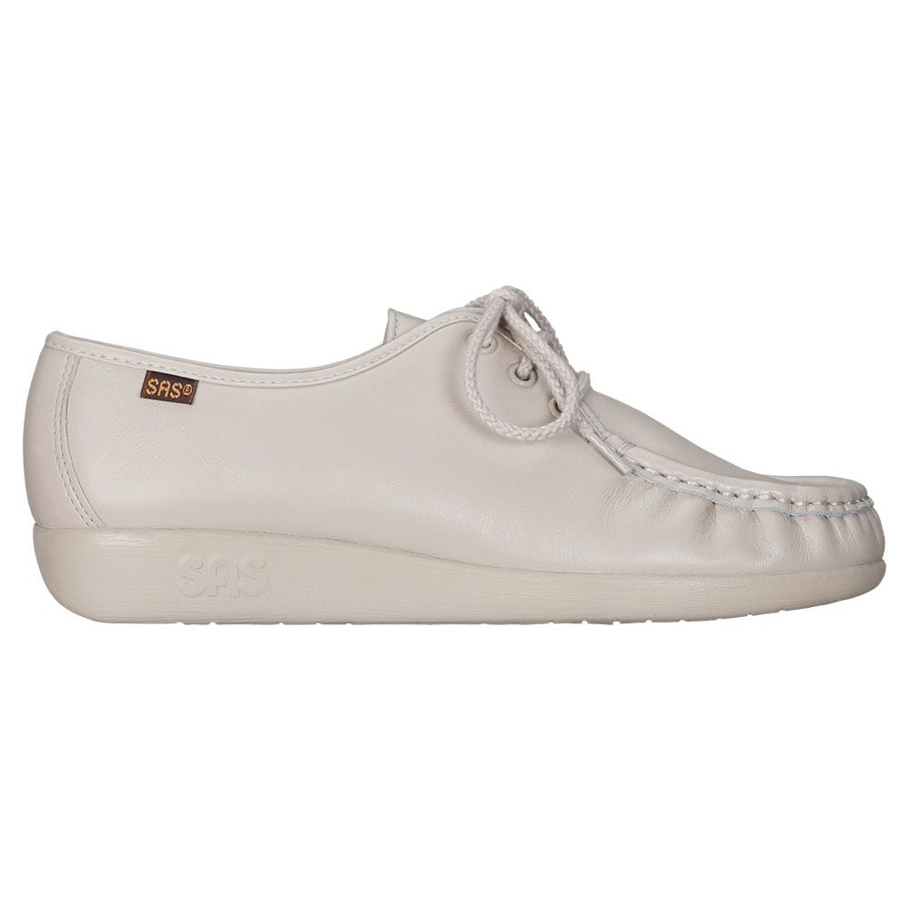 Women's Siesta Lace Up Loafer in Bone