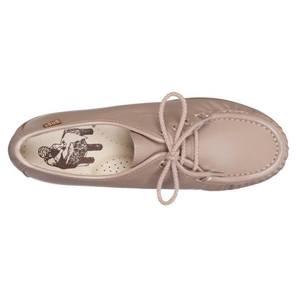 Women's Siesta Lace Up Loafer in Mocha Wide