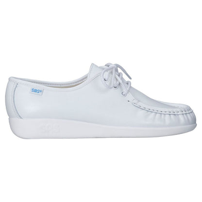 Women's Siesta Lace Up Loafer in White