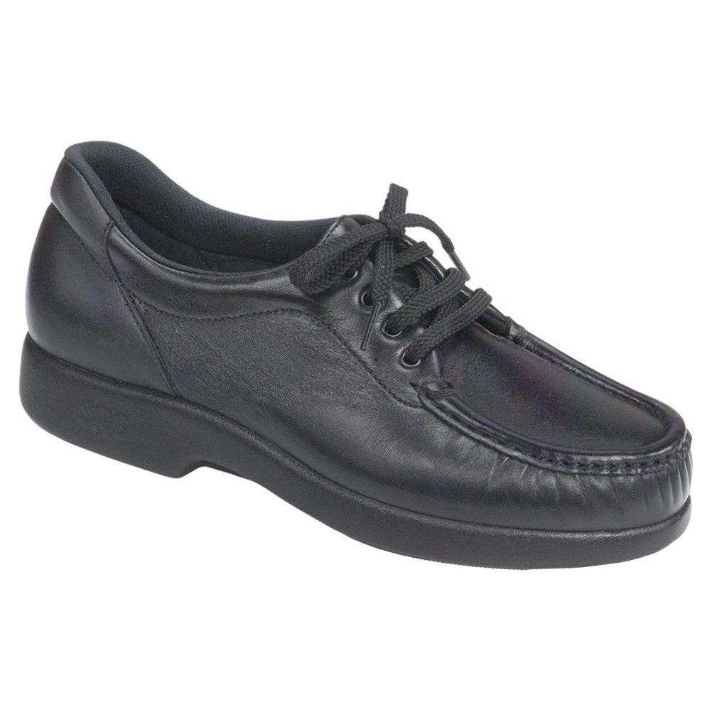 Women's Take Time Lace Up in Black
