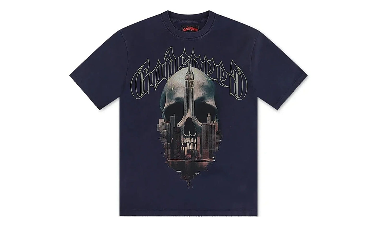 Skyline T-Shirt "Navy Wash" 3QEHJBQ9