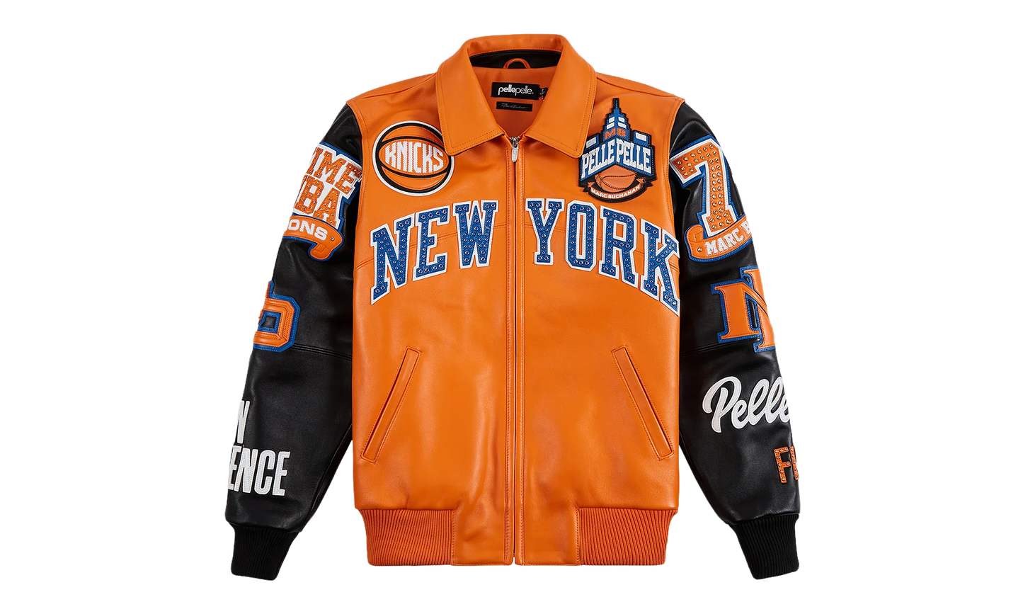 New York Knicks For The City Jacket "Orange / Black / Royal" PP026