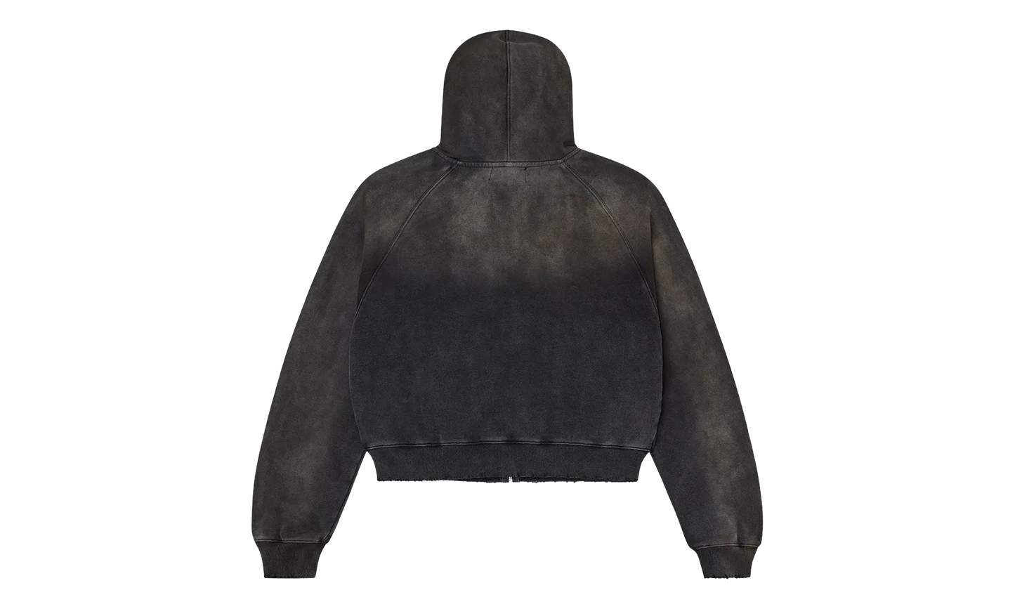 Gem Zip Up Hoodie "Black" VAL138