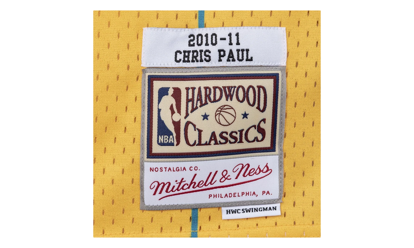 NBA Chris Paul Swingman Jersey "2010 Charlotte Hornets - Yellow" SMJYAC19023 NOHYELL10CPA
