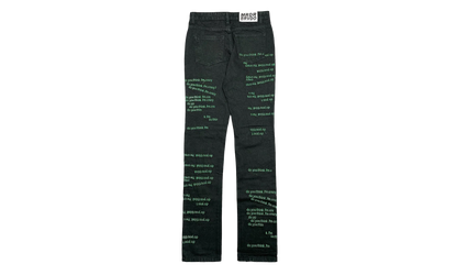 Scripture Jeans "Black/Green" WDWBMBSJBG