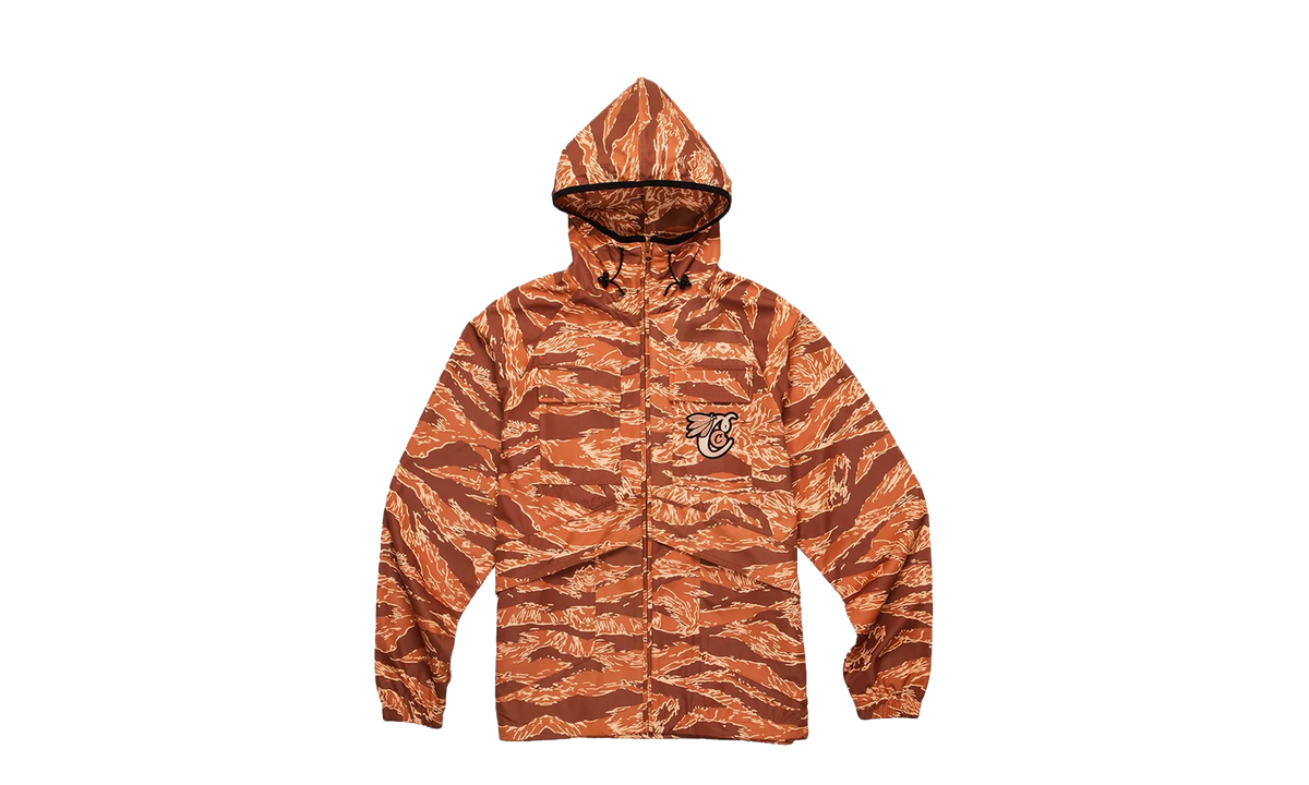 Top Of The Key Tiger Camo Hooded Shell Jacket "Tan" 1546O4343 CRL
