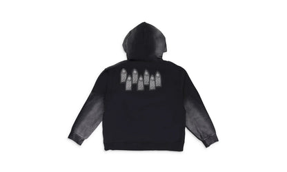 Faded Pullover Hoodie "Black" 1110080002FW24