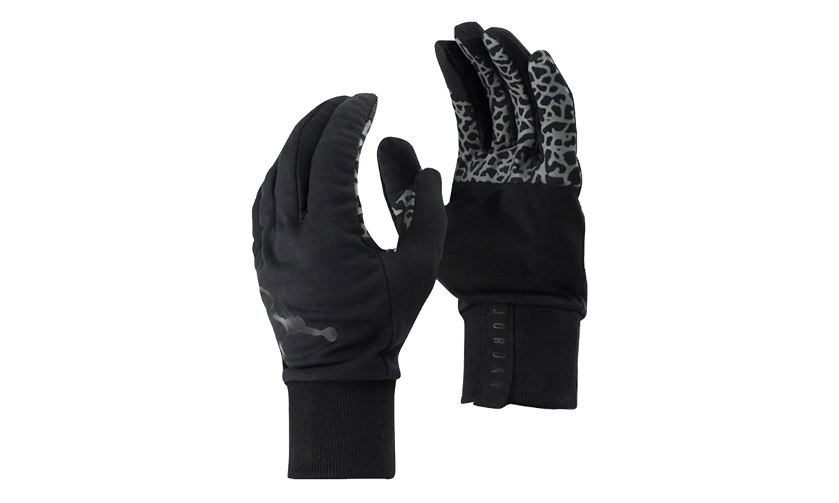 Air Jordan Shield TG Coldweather Gloves "Cement Print - Black / Dark Grey" J.000.3594.980