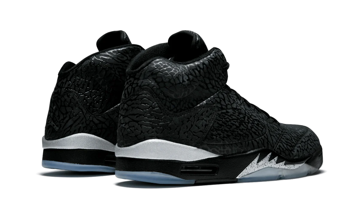 Air Jordan 5 Retro 3Lab5 "Black Silver" 599581 003