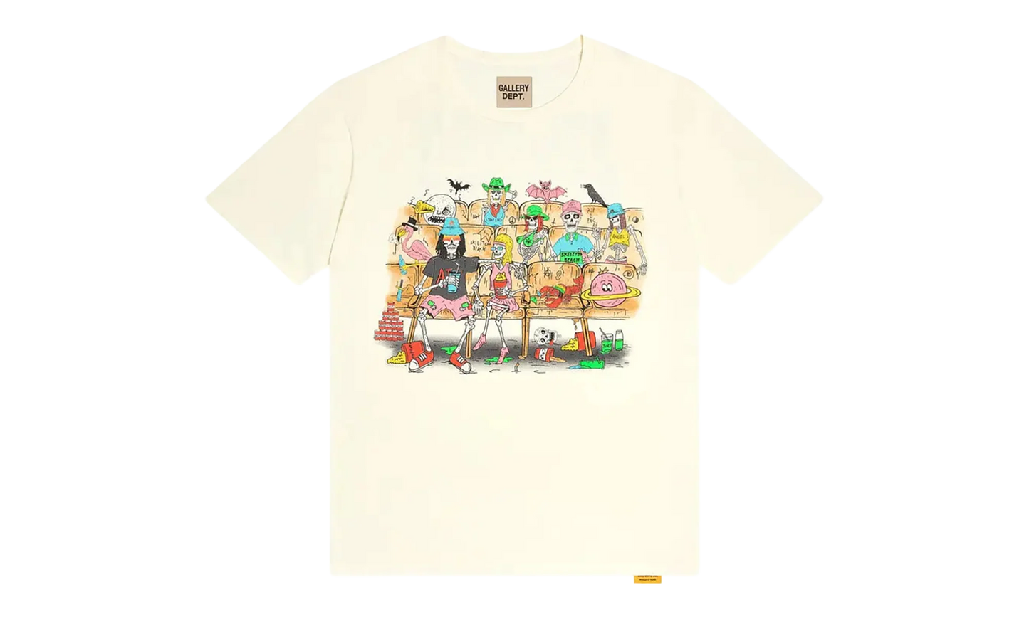 Skeleton Beach Theatre Tee "Light Archival White" GD055