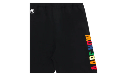 AAPE Multi Color Logo Shorts "Black" P9GYG5ZRC