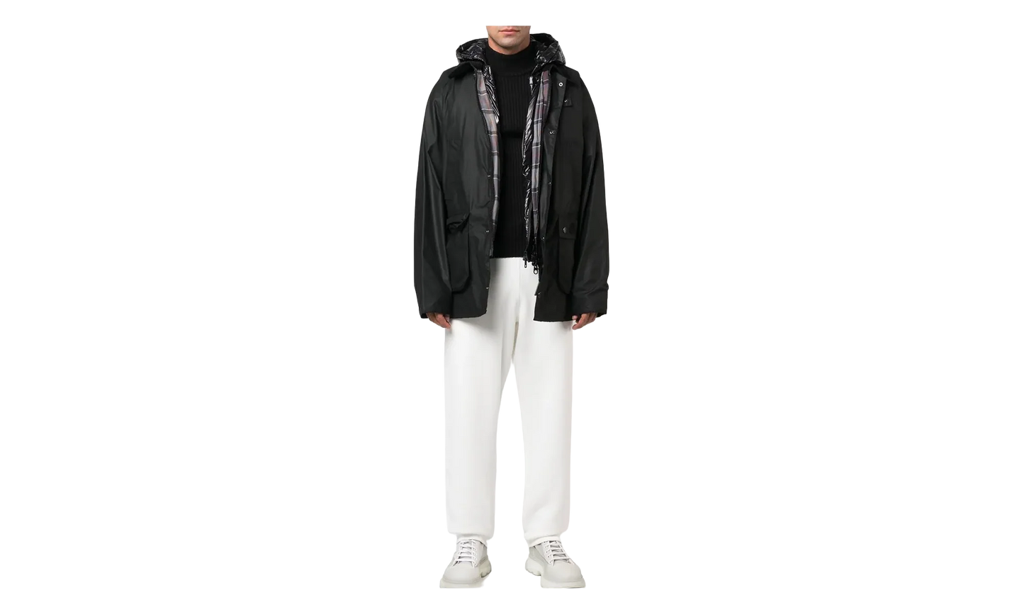 Pantalone in Felpa / Logo-Patch Track Pants "White" MON11