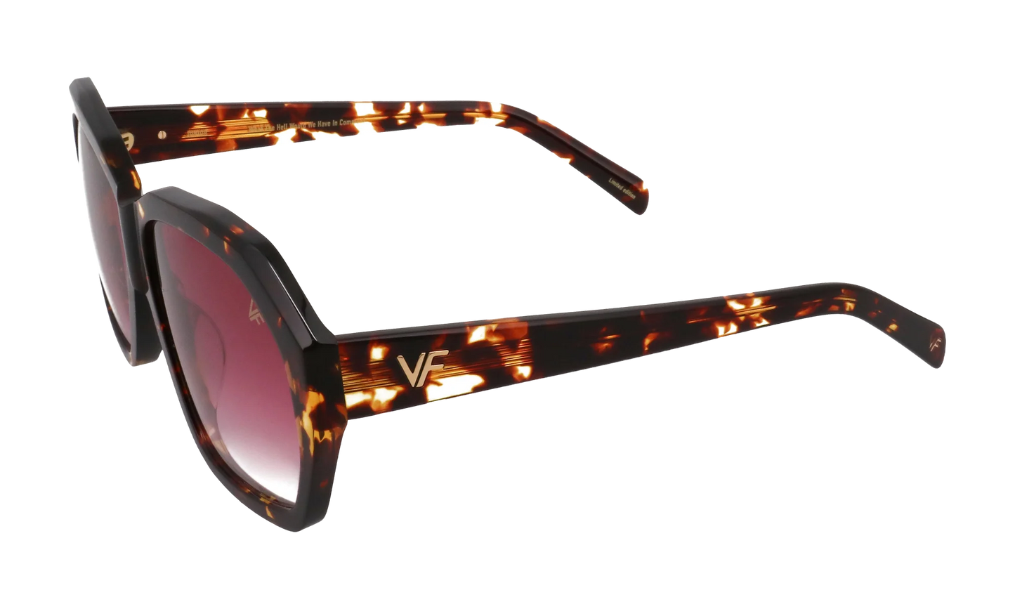 Junior Acetate "Brown Tortoise / Burgundy Gradient" MPJR2 0001 7T7